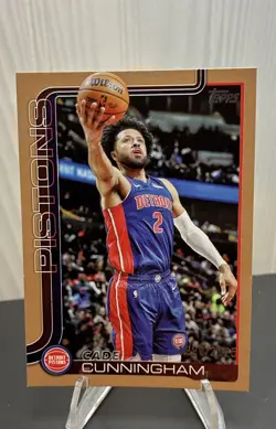 2025-26 Topps - Cade Cunningham #40 Gold /2025 - Image 1