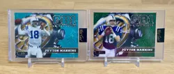 2 Peyton Manning 1/1 QB1 on the clock lot 2 one of one cards - Image 1