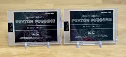 2 Peyton Manning 1/1 QB1 on the clock lot 2 one of one cards - Image 2