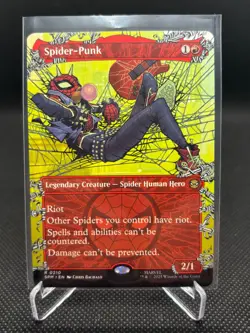 Spider-Punk (0210) (Borderless) Normal R Marvel's Spider-Man 210 NM - Image 1