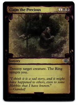 Claim the Precious (Showcase Scrolls) 532 UB The Lord of the Rings: MTG Foil NM - Image 1