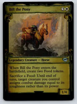 Bill the Pony (Showcase Scrolls) 454 LOTR Tales of Middle-earth Magic Foil NM - Image 1