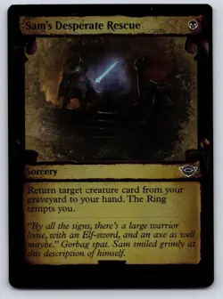 Sam's Desperate Rescue (Showcase Scrolls) 556 LOTR Foil NM - Image 1