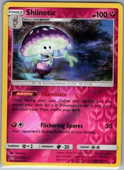 Shiinotic 93/156 Reverse Holo SM - Ultra Prism - Pokemon Card - NM - Image 1