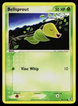 Pokemon Card FireRed & LeafGreen Bellsprout 53/112 Common Tomokazu Komiya - Image 1