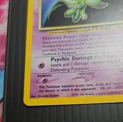 Pokemon TCG Celebi Holo Rare Neo Revelation 3/64 Eng 2000 50 HP - Image 2