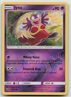 Jynx 38/73 Reverse Holo Shining Legends Tomokazu Komiya Pokemon MP - Image 1