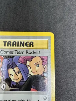 Pokemon TCG Here Comes Team Rocket! [1st Edition] - Team Rocket 15/82 Holo MP - Image 4