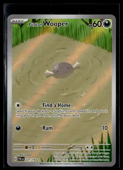 Paldean Wooper 221/193 Paldea Evolved Illustration Rare Pokemon - Image 1