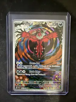 Pokemon TCG Yveltal Paradox Rift Holo Card 205/182 Illustration Rare - Image 1