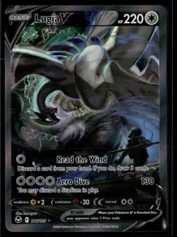 Lugia V 186/195 Silver Tempest Ultra Rare Pokemon - Image 1