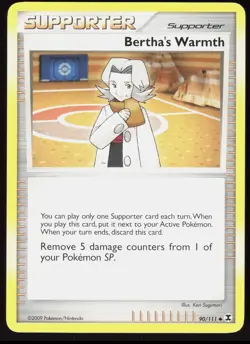 Rising Rivals Bertha's Warmth 90/111 Uncommon Pokemon NM/M - Image 1