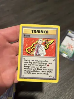 Pokemon TCG Trainer Lot (2) Blaine 100/132 Lt. Surge's Plan 107/132 - Image 2