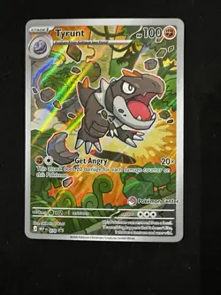 Pokemon TCG Tyrunt Pokemon Center Exclusive Stamped Promo NM - Image 1