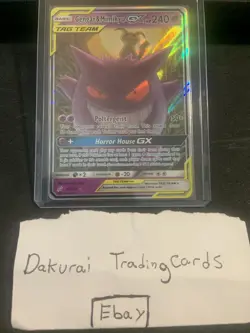 Pokemon TCG Gengar & Mimikyu GX 53/181 – Sun & Moon: Team Up – NM/M - Image 1