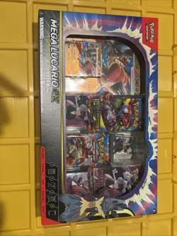 Pokemon TCG Mega Lucario ex Premium Figure Collection Box Factory Sealed - Image 1