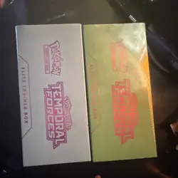 Pokemon TCG Scarlet & Violet—Temporal Forces Elite Trainer Box Lot of 2 - Image 5