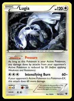 POKEMON LUGIA FATES COLLIDE 78/124 R NM/M - Image 1