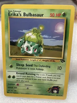 Pokemon TCG Erika's Bulbasaur Gym Challenge Card 39/132 - Image 1