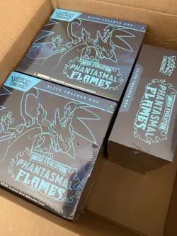 Lot of 5 Pokemon Phantasmal Flames Trainer Boxes SEALED ETB - Image 1