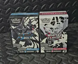 SEALED Pokemon TCG White Flare And Black Bolt Booster Bundle - Image 1