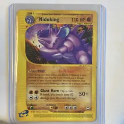 Nintendo Pokemon TCG Nidoking 24/147 Expedition Base Set Holo Rare English 2002 - Image 1