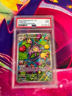 Ambipom 107/094 Phantasmal Flames PSA Graded 9 English Pokemon TCG - Image 1