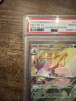 Pokemon 2024 Surging Sparks EN Milotic ex 237/191 SIR Holo PSA 10 - Image 4