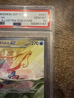 Pokemon 2024 Surging Sparks EN Milotic ex 237/191 SIR Holo PSA 10 - Image 5