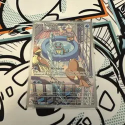 Pokemon Squirtle TCG Illustration Rare Stellar Crown Card 148/142 NM Condition - Image 1