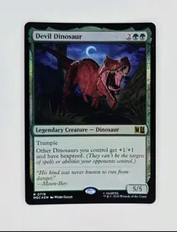 MTG Devil Dinosaur Commander: Marvel Superheroes Foil - Image 1