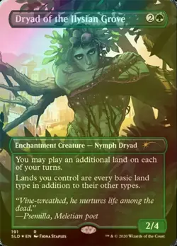 MTG Dryad of the Ilysian Grove FOIL SLD English - Image 1