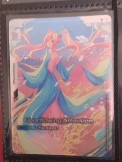 GUNDAM TCG CARD GAME OVERFLOWING AFFECTION GD01-118 U+ HOLO FOIL ENGLISH NEWTYPE - Image 1