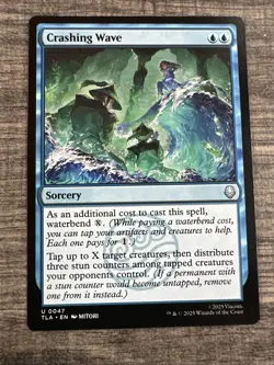 MTG magic 1x Crashing Wave (M/NM) Avatar the Last Airbender - Image 1