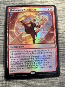 Firebender Ascension - #137 Foil - Avatar: The Last Airbender - Mtg - Image 1