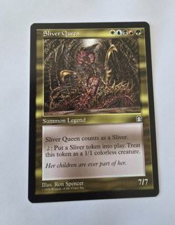 Wizards of the Coast Stronghold Sliver Queen Rare Regular English WUBRG 7/7 1998 - Image 1