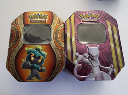 Lot 5 Empty Pokemon Metal Collectors Card Tins Boxes - Image 2