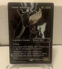 Storm, Windrider Borderless Marvel Super Heroes Foil 375 - Image 2