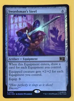 Swordsman's Steel Commander: Marvel Super Heroes Foil - Image 1