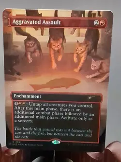 Aggravated Assault (2691) Secret Lair Drop MTG Foil Near Mint - Image 1