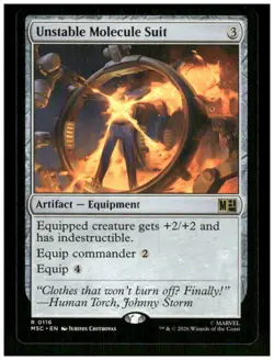 Unstable Molecule Suit 116 Commander: Marvel Super Heroes Magic: The Gathering - Image 1