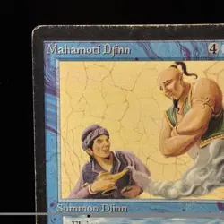 Mahamoti Djinn Magic Card Beta LEB MTG MP #52 - Image 3