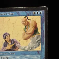Mahamoti Djinn Magic Card Beta LEB MTG MP #52 - Image 4