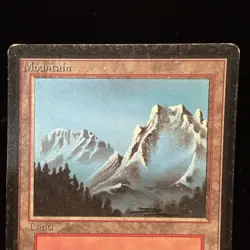 MTG Beta Edition Mountain (B) Land MP #2 - Image 2