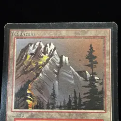 Magic the Gathering MTG Beta Mountain v.2 (LIGHT) MP (Beta Bob) - Image 3