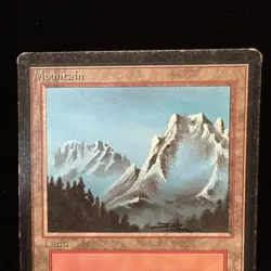 MTG Beta Edition Mountain (B) Land MP #1 - Image 2