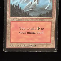 MTG Beta Edition Mountain (B) Land MP #1 - Image 3