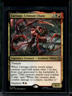 Carnage, Crimson Chaos Regular SPM 0125 Magic MTG NM - Image 1