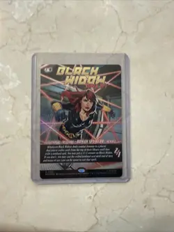 Black Widow, Super Spy (Borderless) (0393) Marvel Super Heroes Foil - Image 1
