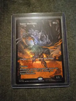 Super Shredder - Magic the Gathering - TMNT - Showcase FOIL - 0285 - NM - Image 1